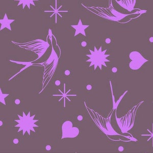Free Spirit~Neon True Colors by Tula Pink~Neon Fairy Flakes~Mystic~Cotton Fabric by the Yard or Select Length PWTP157-MYSTIC