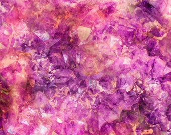 Tela de algodón Hoffman Geode and Ink Cracked Crystal Fuchsia cortada a medida o seleccione la longitud T4949-23
