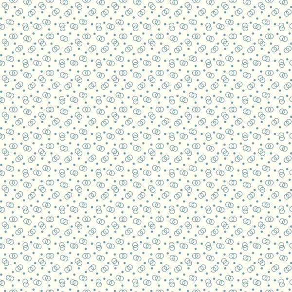 Riley Blake~Bee Dots by Lori Holt~Lucille~Raindrop~Cotton Fabric by the Yard or Select Length C14181-RAINDROP