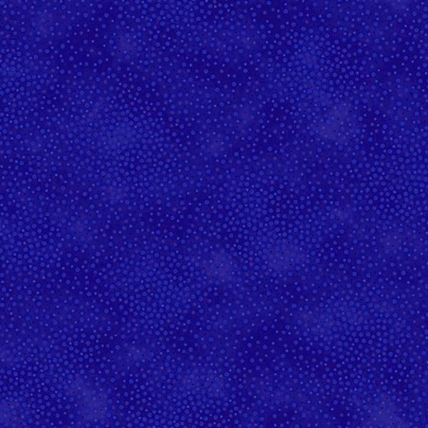 Quilting Treasures~Spotsy~Meandering Dots~Dark Royal Blue~Cotton Fabric by the Yard or Select Length 29912-YJ