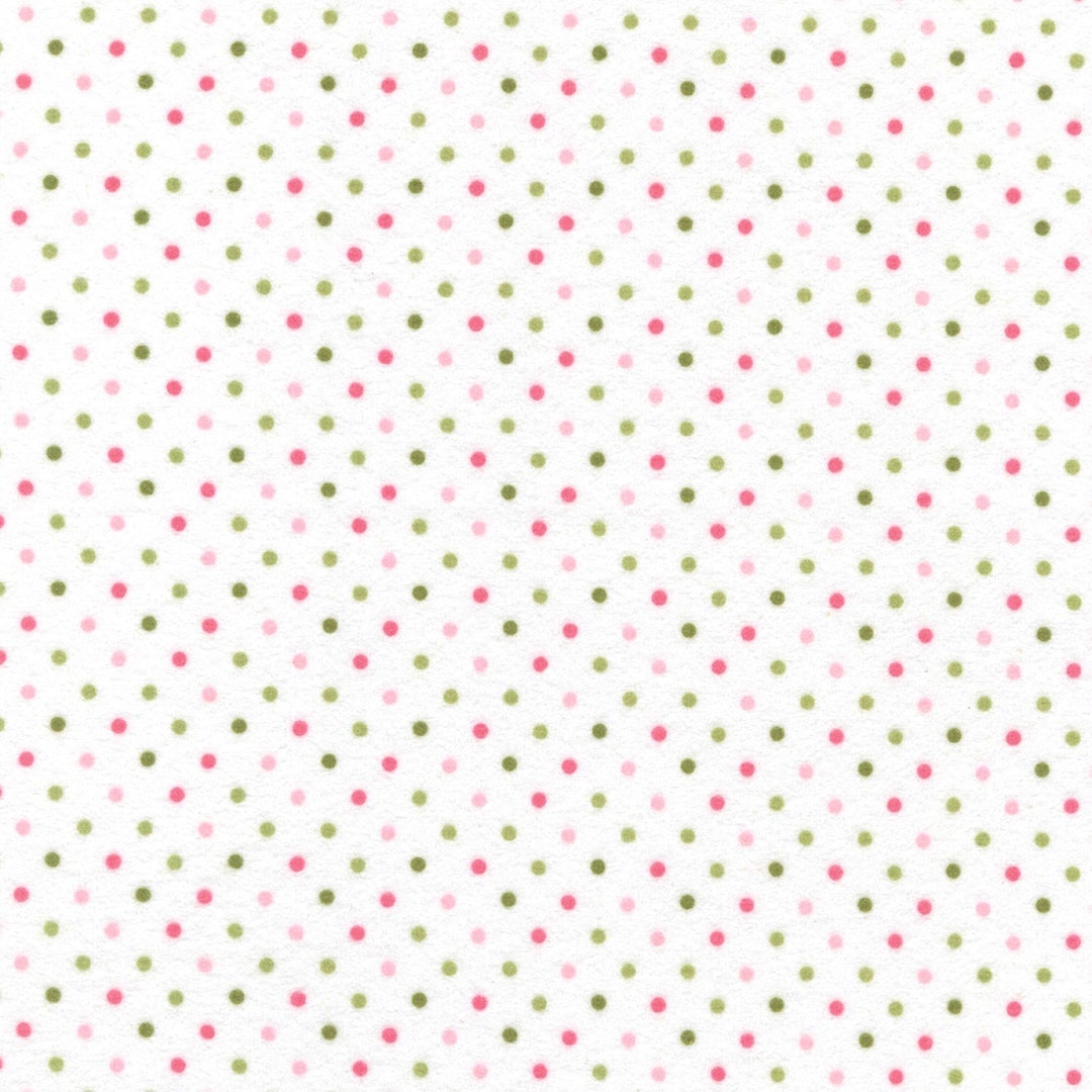 Robert Kaufman Cozy Cotton Flannel Dots on Flannel Slipper Flannel