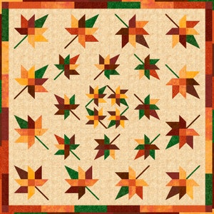 Wilmington Prints~Dancing Leaves~10 Karat Gems~10" Squares~42 Pcs/Pack~Cotton Fabric by the Pack 512-100-512 image 2