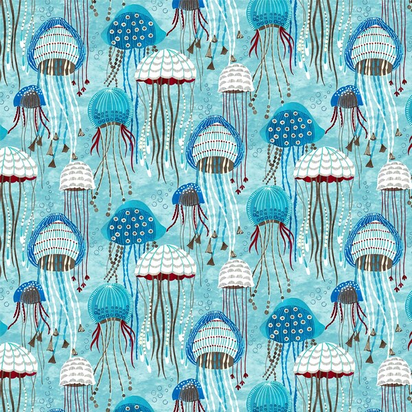 Jellyfish Fabric Etsy