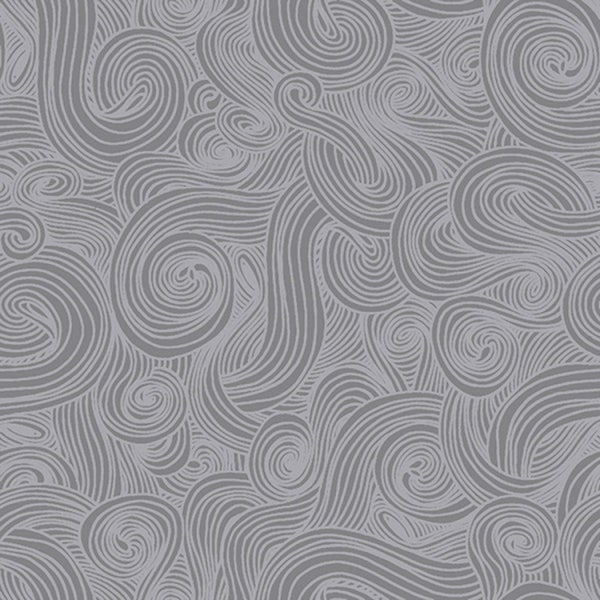 Studio E~Just Color~Swirl~Pewter~Cotton Fabric by the Yard or Select Length 1351-PEWT