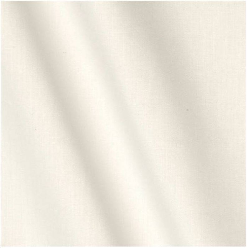 May include: A plain white fabric swatch. The fabric has a smooth, even texture.