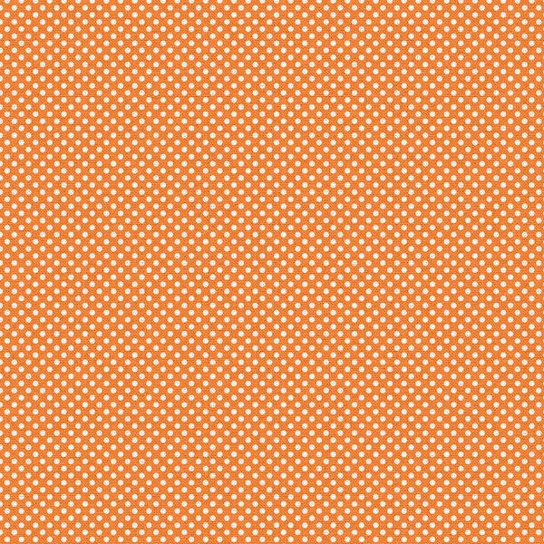 Northcott~Ive Got A Notion~1/8" Large Dot~Orange/White~Cotton Fabric by the Yard or Select Length 24544-56