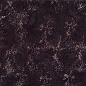 Hoffman~Bali Batiks~Woodland by McKenna Ryan~Queen Anns Lace~Deep Earth~Cotton Batik Fabric by the Yard or Select Length MR55-704