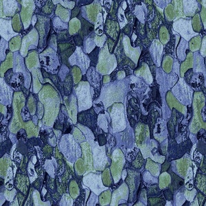 Blank Quilting~Natural Beauties~Tree Bark~Digital Print~Blue~Cotton Fabric by the Yard or Select Length 1794-75