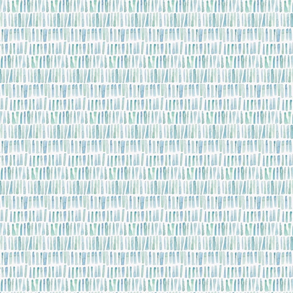 Wilmington Prints~Coastal Sanctuary~Fringe~White/Blue~Cotton Fabric by the Yard or Select Length 39788-147