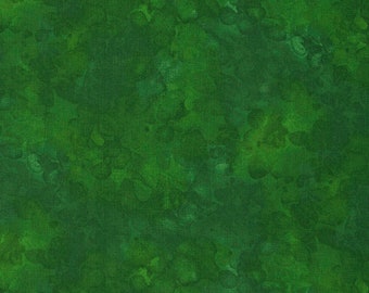 EOB EOB~Timeless Treasures~Solid-ish by Kimberly Einmo~Tonal Blender~Green~Cotton Fabric by the Yard or Select Length C6100-GREEN