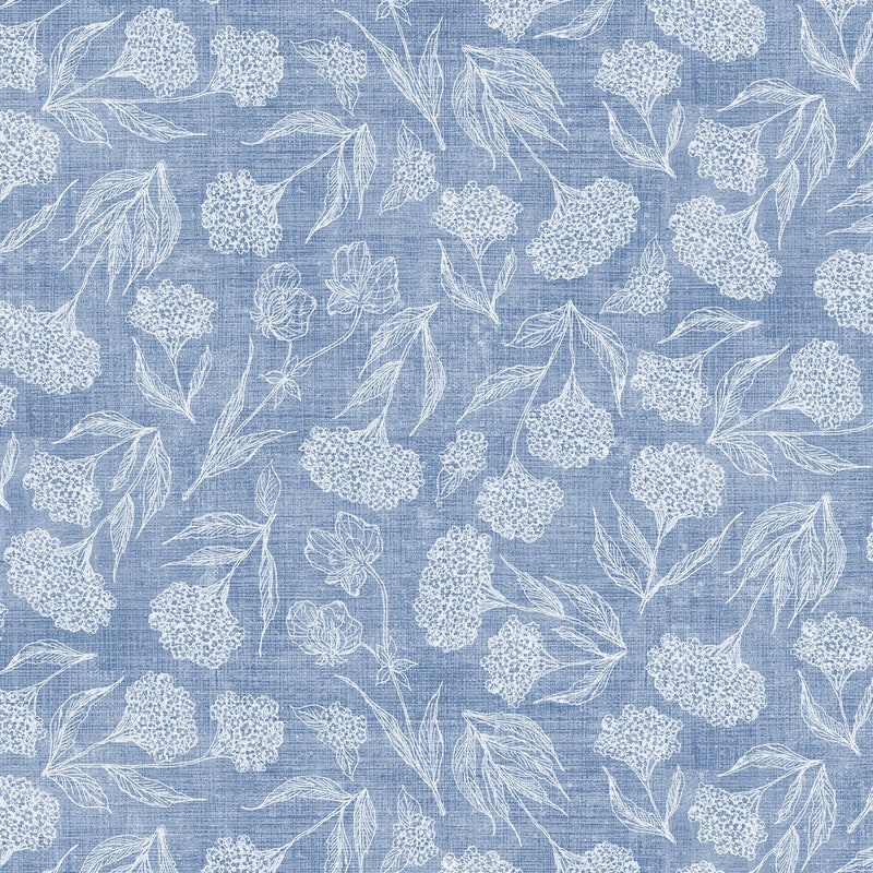 Spring Toile Blue Blue Toile Fabric - Etsy