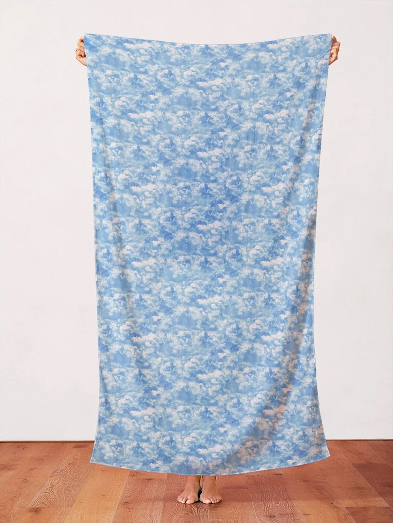 EOBPaintbrush StudioBarnyard BlendersCloudsLight BlueCotton Fabric by the Yard or Select Length 120-21405 image 3