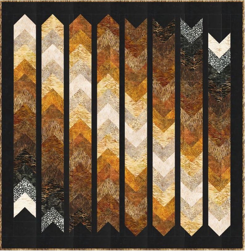 Robert KaufmanArtisan BatikSerengetiLeopard SkinPepperCotton Batik Fabric by the Yard or Select Length AMD20197188 image 4