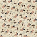 Northcott America 250 Stonehenge 250 Toss Beige/Multi Digital Cotton Fabric by the Yard or Select Length DP28370-12
