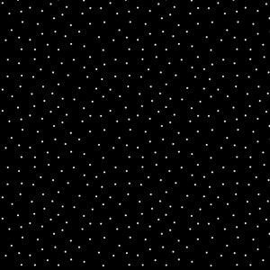 May include: A black backdrop featuring a repeating pattern of small, white dots. The dots are evenly distributed, creating a simple and visually appealing design. This pattern is suitable for various applications.