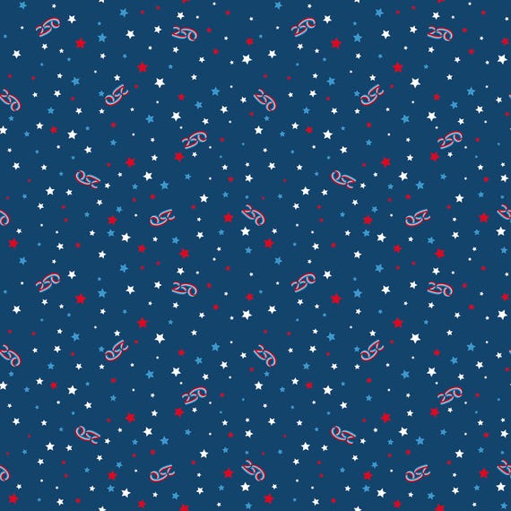 America250 TM by Northcott, Quilting Cotton Fabric, Navy w/ Multicolor Stars 29057-48