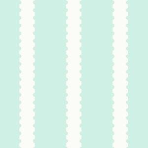 May include: A seamless pattern with vertical stripes of alternating white and light blue. The white stripes are made up of a series of small circles.