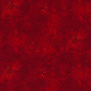 Timeless Treasures~Solid-ish by Kimberly Einmo~Tonal Blender~Cherry~Cotton Fabric by the Yard or Select Length C6100-CHERRY