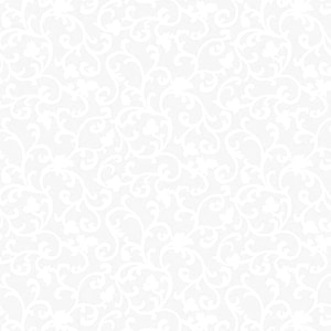 Puede incluir: Un patrón sin costuras y repetitivo con un delicado diseño floral blanco sobre un fondo gris claro. El patrón consiste en vides arremolinadas, hojas y formas de flores, creando una textura suave y elegante. Ideal para fondos y diseños de telas.