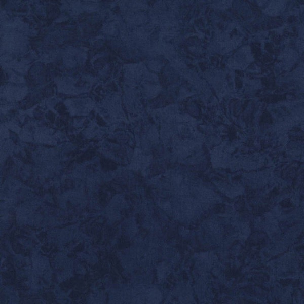 EOB~Michael Miller~Krystal~Marble Solid~Dusty Navy~Cotton Fabric by the Yard or Select Length KR2264