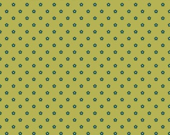 Figo Wild Abandon Whimsy by Heather Bailey Green Cotton Fabric by the Yard or Select Length 90898-72