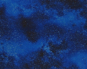 Timeless Treasures Northern Lights Starry Night Sky Royal Cotton Fabric by the Yard or Select Length C6793-RYL