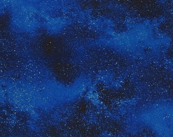 Timeless Treasures~Northern Lights~Starry Night Sky~Royal~Cotton Fabric by the Yard or Select Length C6793-RYL