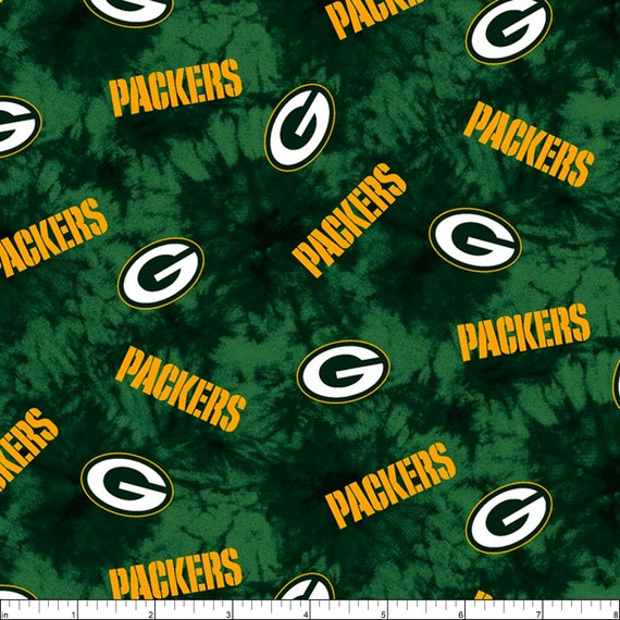 Fabric Traditionsnfl Flannelgreen Bay Packersgreencotton Flannel Fabric by  the Yard or Select Length 14792-D 