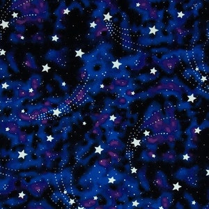 Michael Miller~Star Magic~Glow In The Dark~Space~Nite~Cotton Fabric by the Yard or Select Length DG0605-NITE