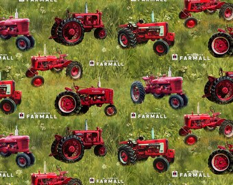Vintage Tractor Quilt Fabric by the Yard Old Green Tractor Fabric Retro Tractor Henry Glass Down on the Farm 9661-44 100% Cotton Vintage Tractor Quilt Fabric by the Yard Old Green Tractor Fabric Retro Tractor Henry Glass Down on the Farm 9661-44 100% Cotton