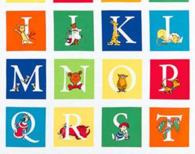 Robert Kaufman Adventure ABC Dr. Seuss 231/2 X 44 Adventure Panel