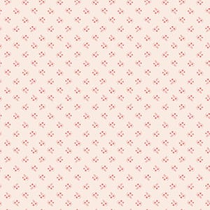 Riley Blake~Mercantile by Lori Holt~Meminisce Hintergrund~Koralle~Baumwollstoff Meterware oder Länge auswählen C14404-CORAL