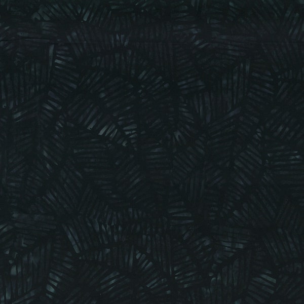 Wilmington Batiks~Prismatic Color Splash~Stylized Puzzle~Black/Light Grey~Cotton Batik Fabric by the Yard or Select Length 22189-991