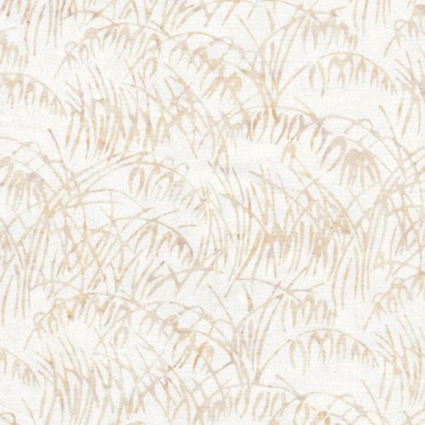 Island Batik~Autumn Sunset~Wheat Field~Oatmeal~Cotton Batik Fabric by the Yard or Select Length 122006025