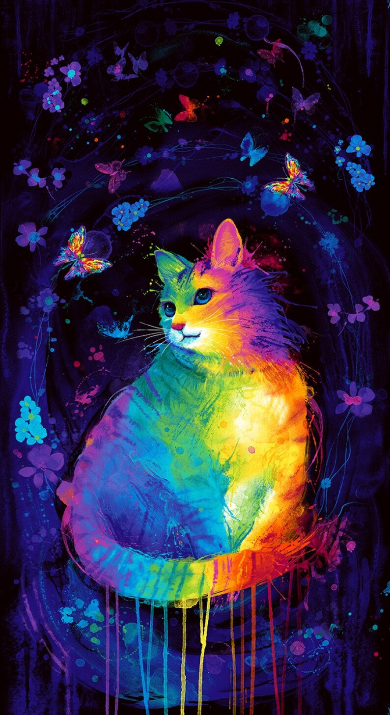 Коты разноцветные темные