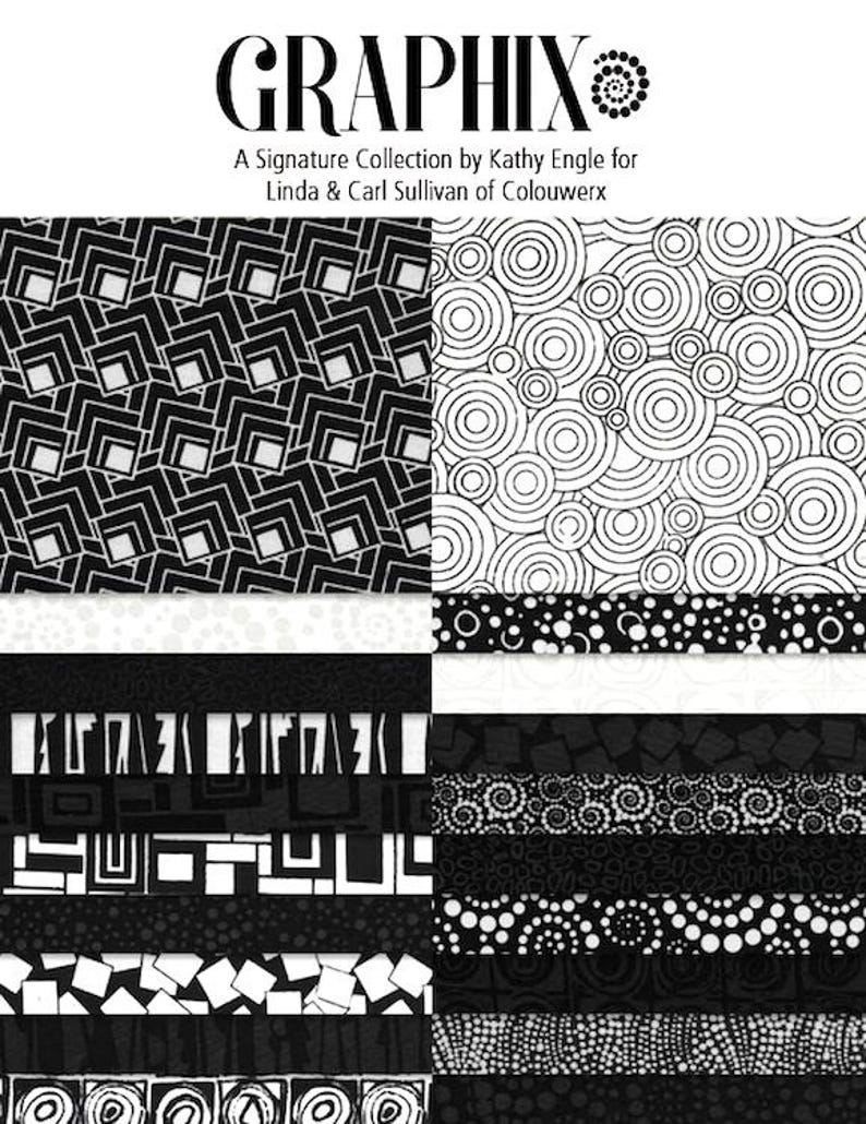 Island Batik Graphix Collection Dot Stripe White/black by the Yard or ...