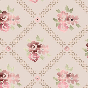 Riley Blake~Mercantile~Adore~108&quot; Wide Backing~Pinks~Cotton Fabric by the Yard or Select WB14408-PINKS