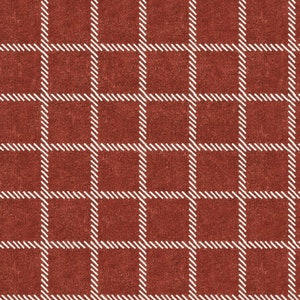 Riley Blake~She Who Sews Home Decor~Windowpane Plaid~Barn Red~Cotton CANVAS Fabric by the Yard or Select Length HD12503R-BARNRED