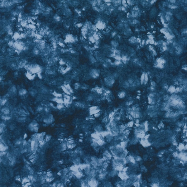 EOB Robert Kaufman Shibori Blues Hand Dye Indigo Cotton Fabric by the Yard or Select Length SB850257D62