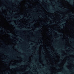 EOB~Hoffman~Bali Watercolors~Midnight~Batik~Cotton Batik Fabric by the Yard or Select Length 1895-128