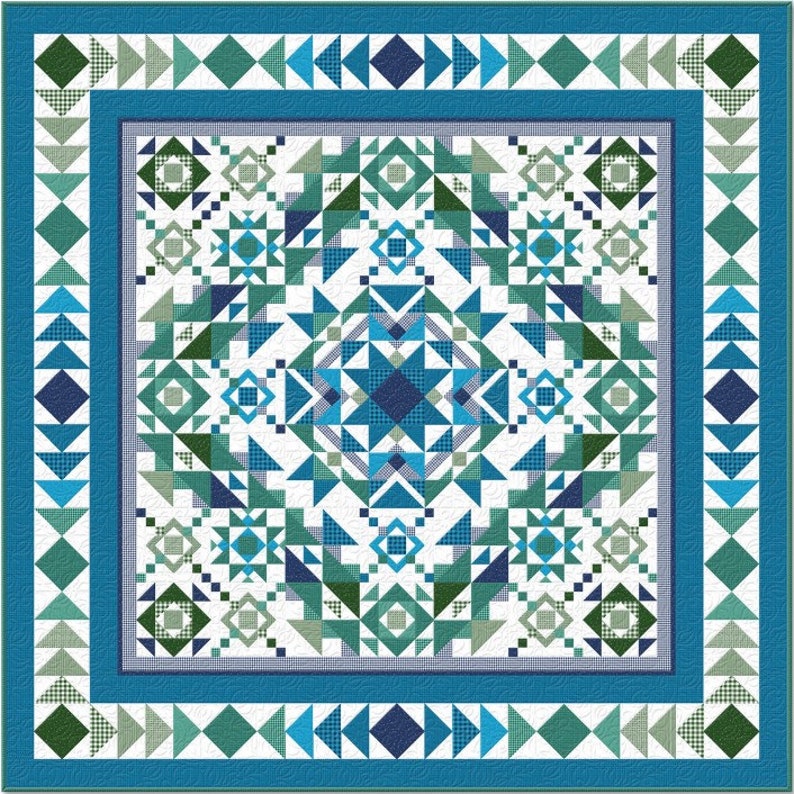 Wilmington PrintsEssentials ClassicsPinstripesDark Green/WhiteCotton Fabric by the Yard or Select Length 39163-717 image 3