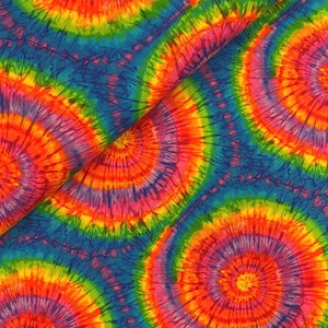 Timeless Treasures~Cassidy by Tribeca~Tie Dye~Multi~Cotton Fabric by the Yard or Select Length CD3931-MULTI