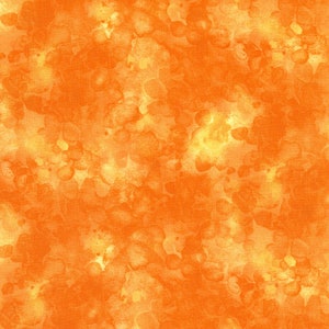 Timeless Treasures - Solid-ish by Kimberly EinmO~Tonal Blender~Orange~Cotton Fabric by the Yard or Select Length C6100-ORG