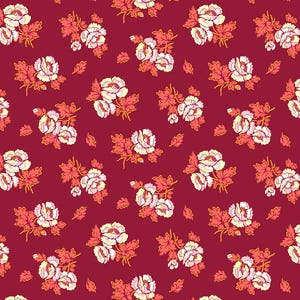 Figo~Wild Abandon~Unbound by Heather Bailey~Plum~Cotton Fabric by the Yard or Select Length 90894-86
