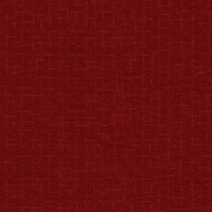 Maywood Studio~Woolies Flannel~Crosshatch~Dark Red~Printed Cotton Flannel Fabric by the Yard or Select Length F18510M-R