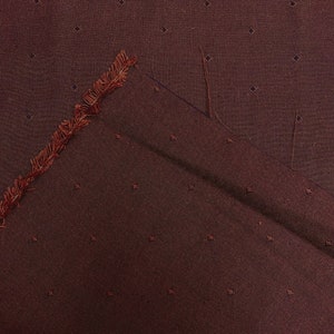 Henry Glass~Scrap Happy~Diamond Dobbie~Yarn Dyed~Wine~Cotton Fabric by the Yard or Select Length 2618Y-89