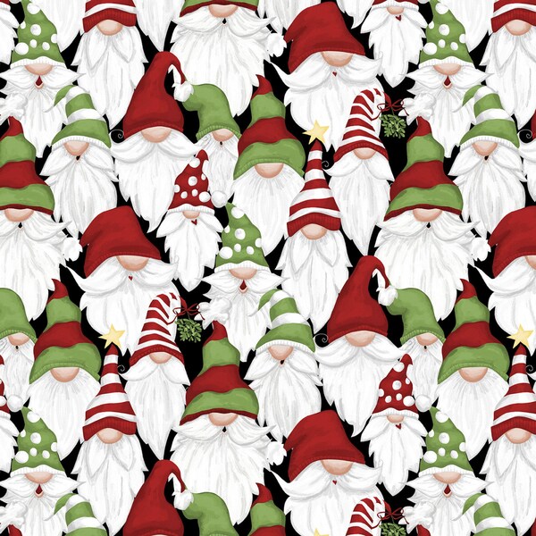 Fabric gnome with blue clothing ornament