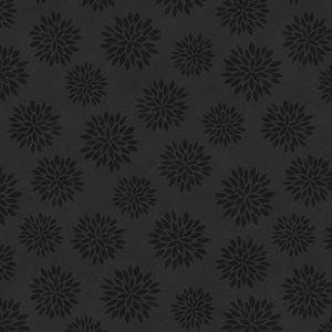Wilmington Prints~Sunflower Splendor~Tonal Flowers~Black~Cotton Fabric by the Yard or Select Length 83333-999