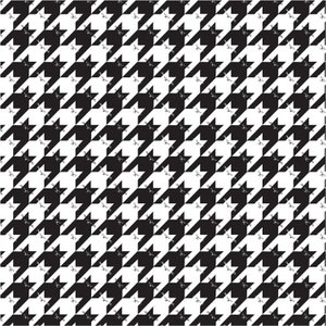 Timeless Treasures~Feeline Good~Kitty Houndstooth~Black/White~Cotton Fabric by the Yard or Select Length CD2573-BLACK