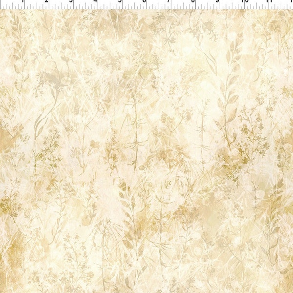 EOB~In The Beginning~Reflections of Autumn II~Twigs~Cream~Cotton Fabric by the Yard or Select Length 33RA-1